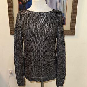 WHBM Pewter Silver Sweater